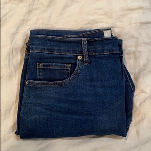 Everlane Stretch High-Rise Skinny Ankle Jeans